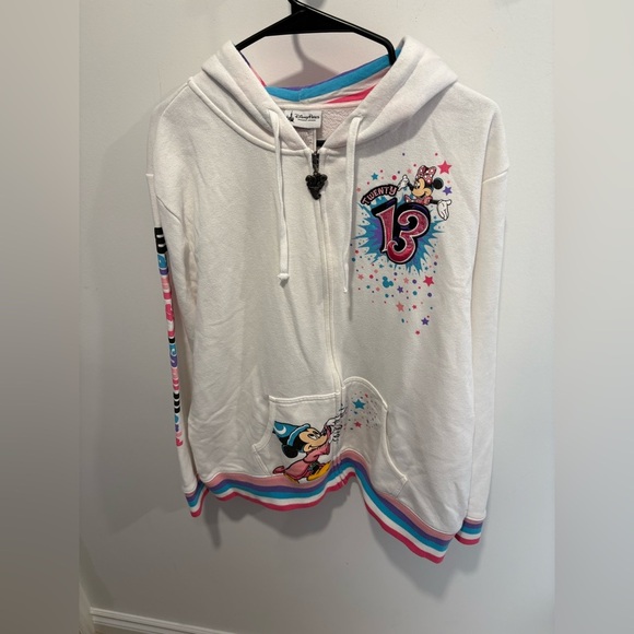 EUC- DISNEY PARKS 2013 Zip up Sweater - Picture 1 of 11